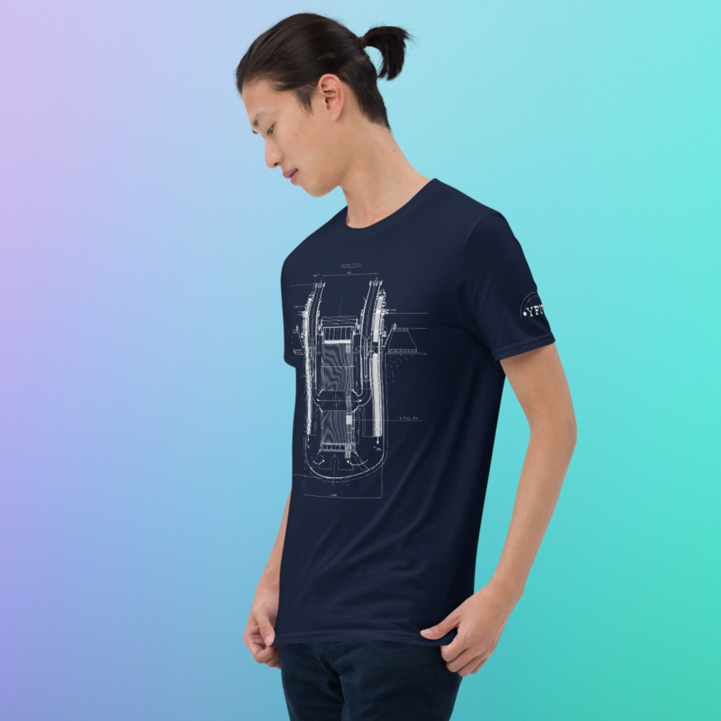 "Reactor Blueprint" Navy T-Shirt