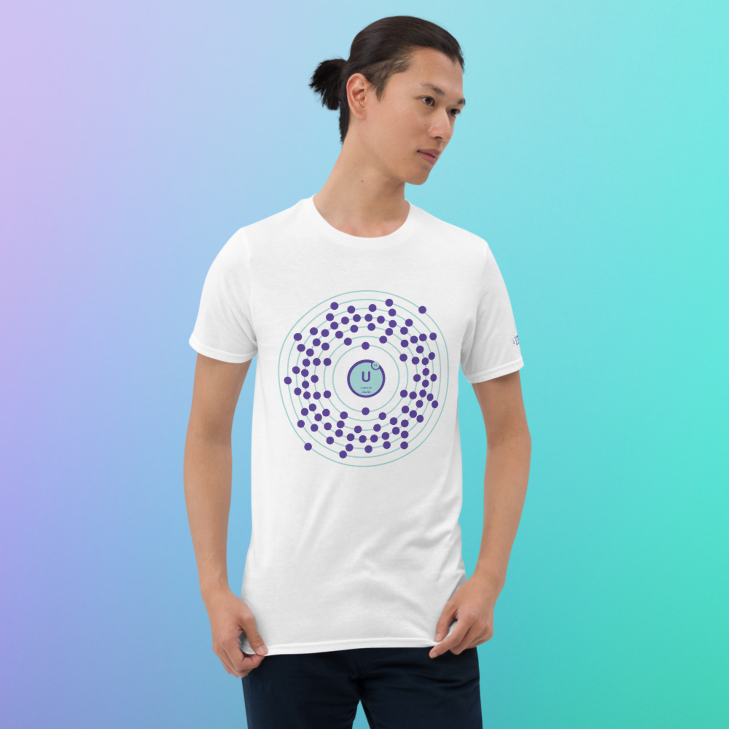 "Uranium Atom" White T-Shirt
