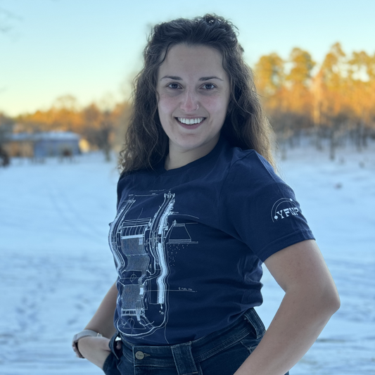 "Reactor Blueprint" Navy T-Shirt