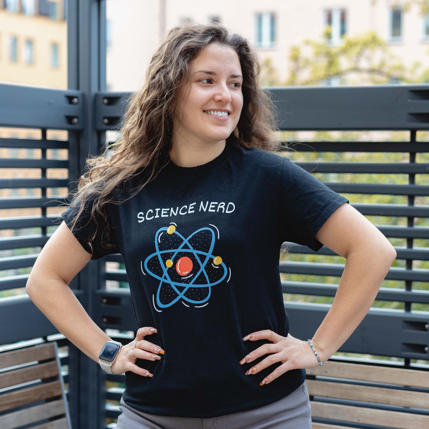"Science Nerd" Black T-Shirt