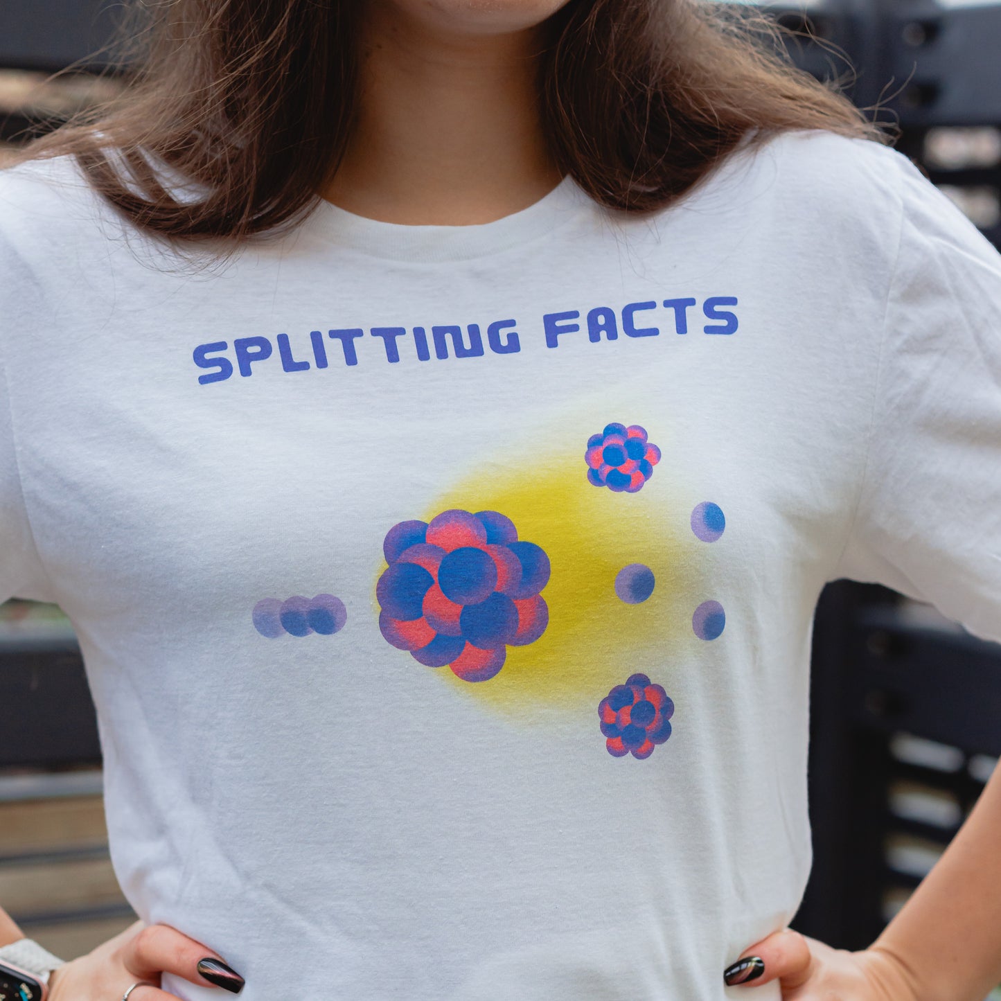 "Splitting Facts" White T-Shirt