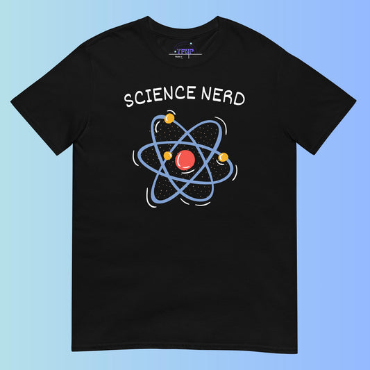 "Science Nerd" Black T-Shirt