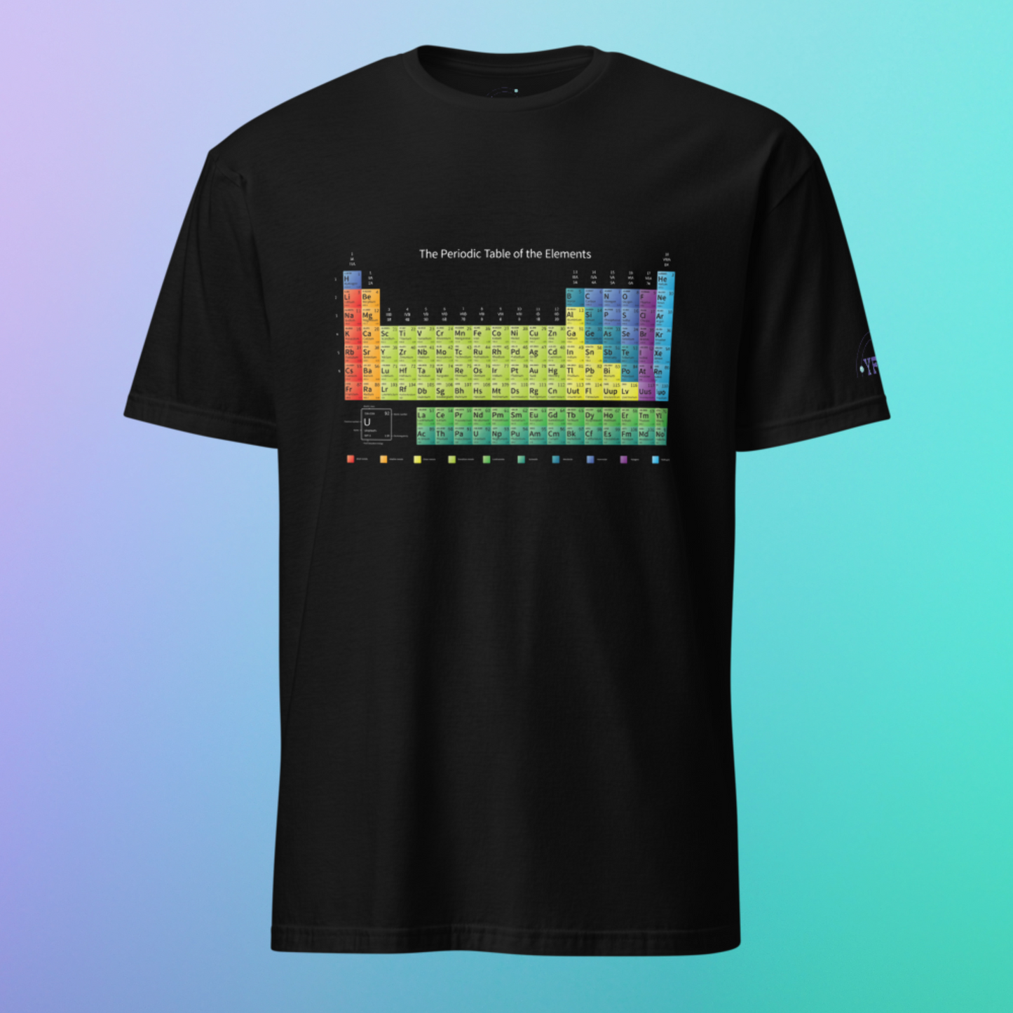 "Periodic Table" Black T-Shirt