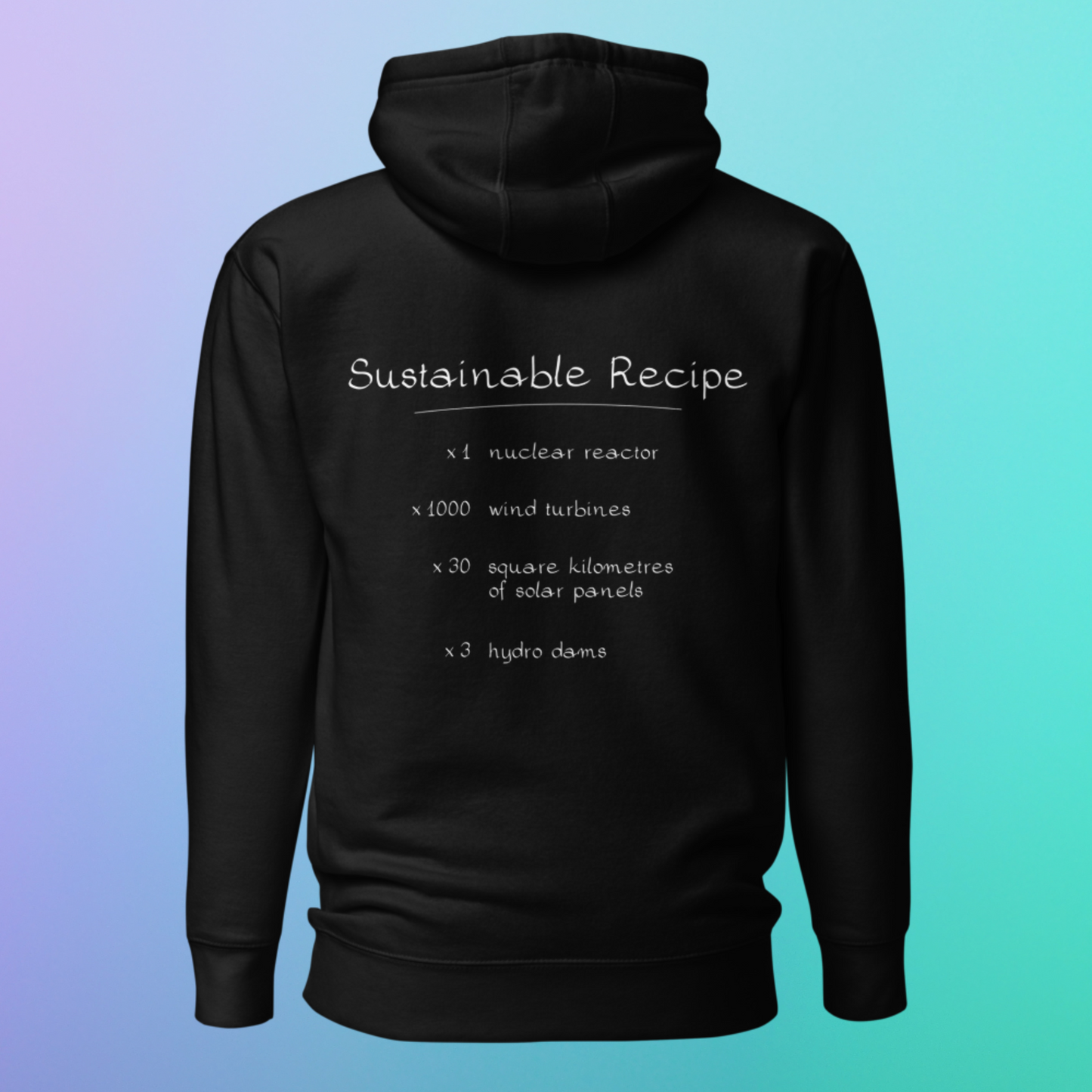 "Energy Mix" Black Hoodie