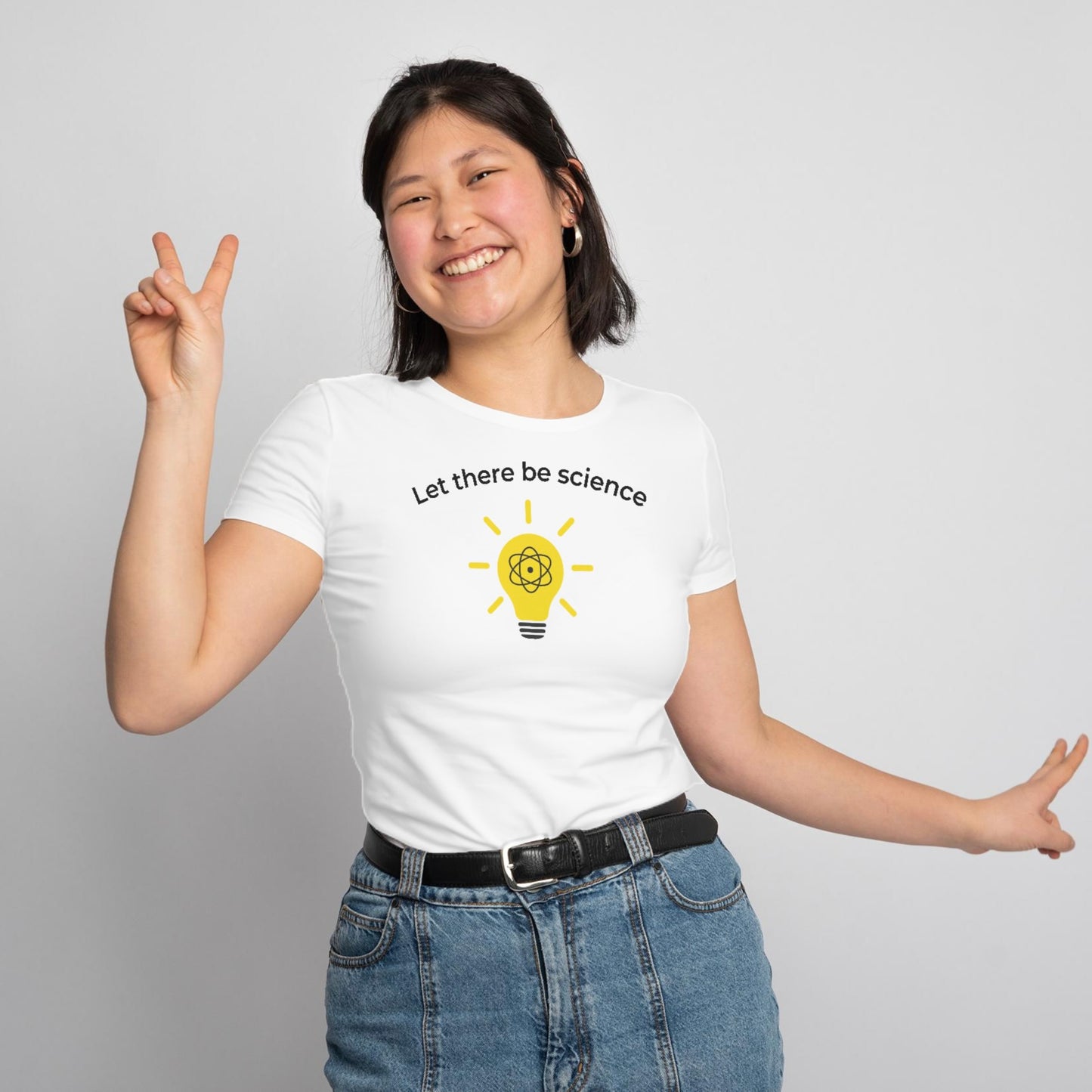 "Let There Be Science" White T-Shirt