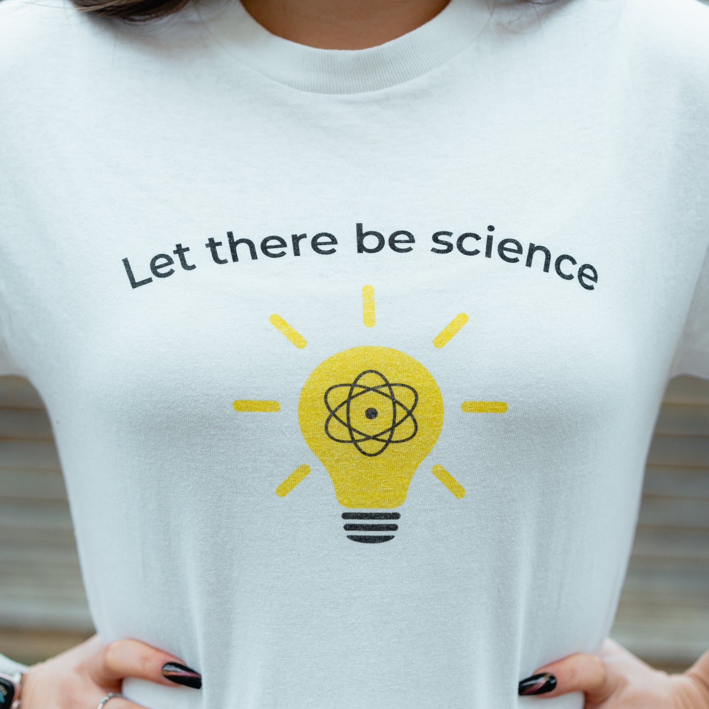 "Let There Be Science" White T-Shirt
