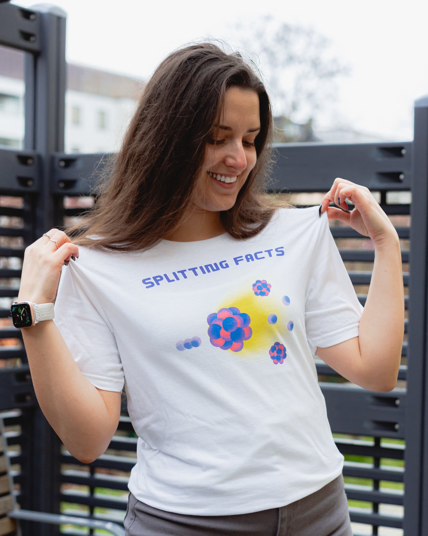 "Splitting Facts" White T-Shirt
