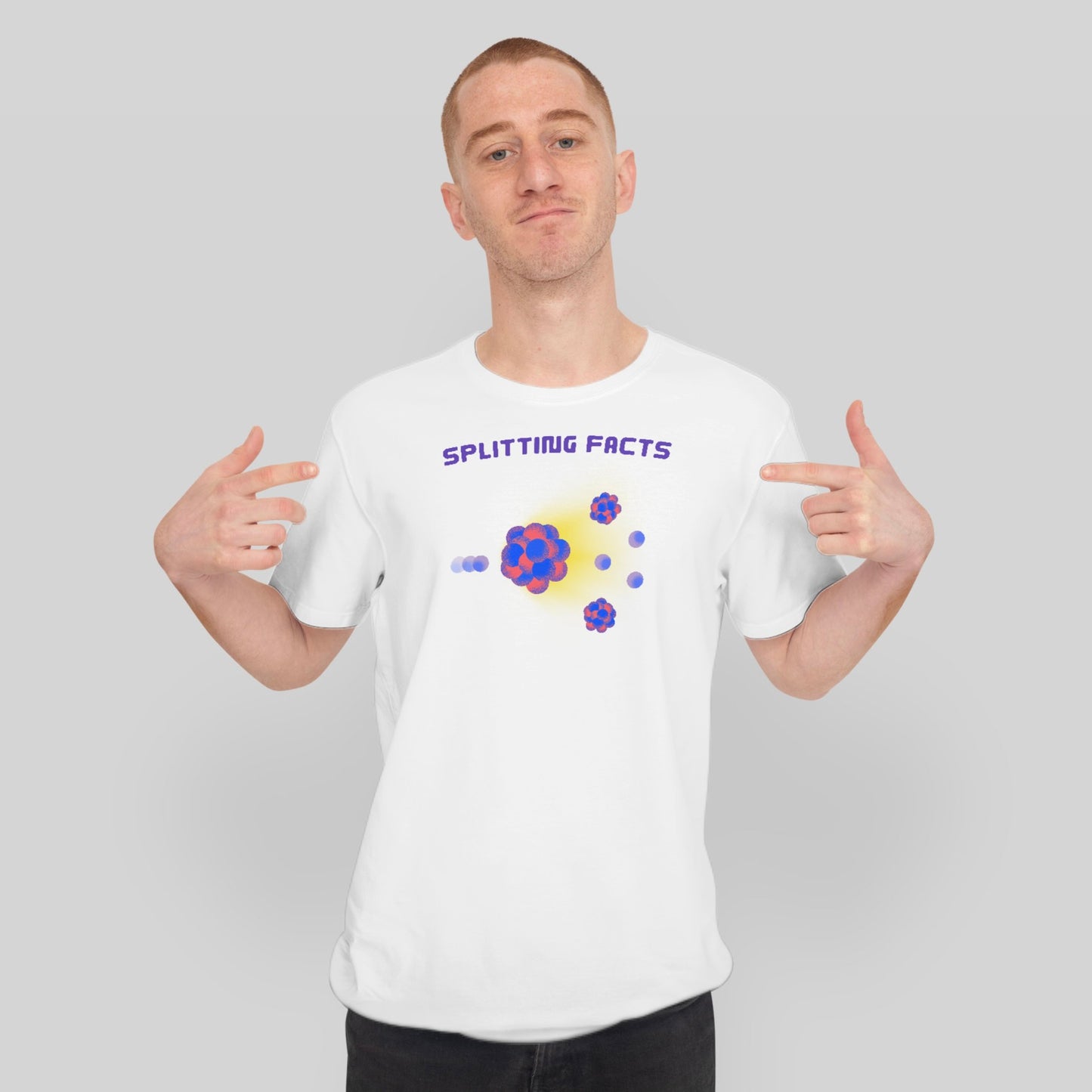 "Splitting Facts" White T-Shirt