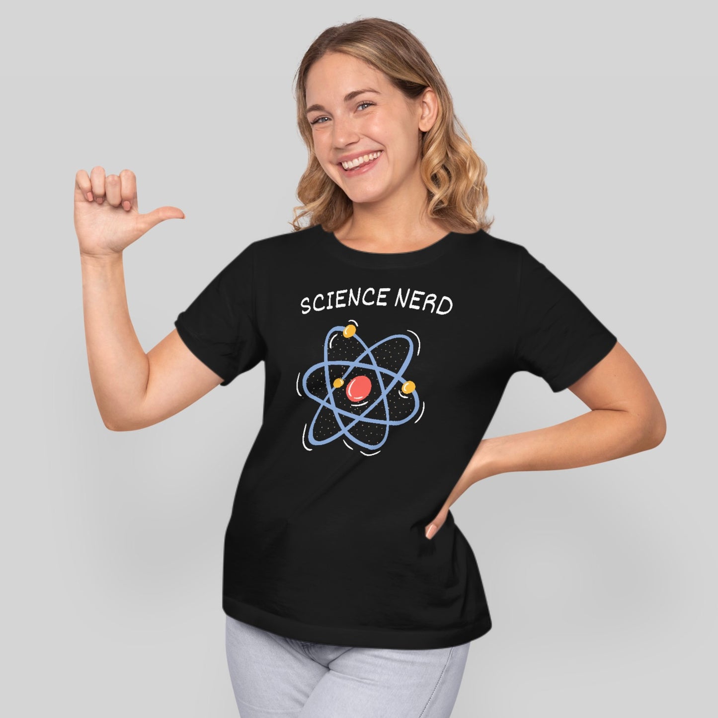 "Science Nerd" Black T-Shirt