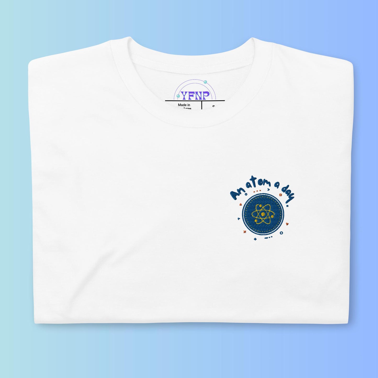 Special Edition "An Atom a Day" Embroidered White T-Shirt